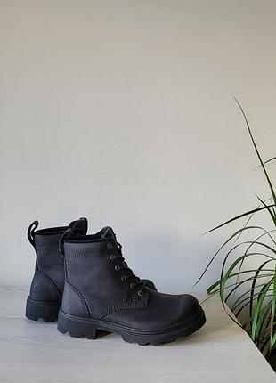 Ботинки кожаные оригинал ecco grainer 214713 гг.37,38