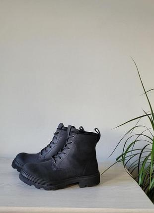 Ботинки кожаные оригинал ecco grainer 214713 гг.37,38 4