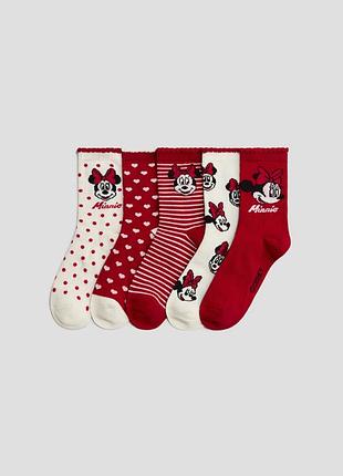 Носки с декоративным рисунком minnie mouse h&amp;m 9424