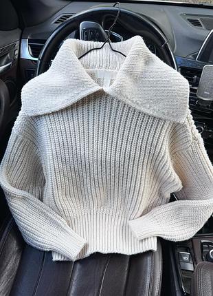 Вʼязаний светр поло h&m
