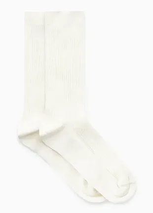 Набор носков cos 2-pack ribbed socks / 36-38