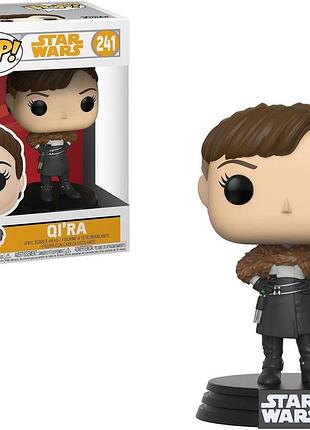 Фігурка funko pop! star wars solo qi'ra 241 колекційна фігурка кири з фільму соло