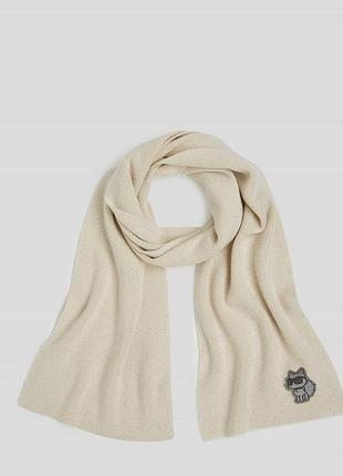 Шарф karl lagerfeld ikonik choupette lurex scarf (100% оригинал)