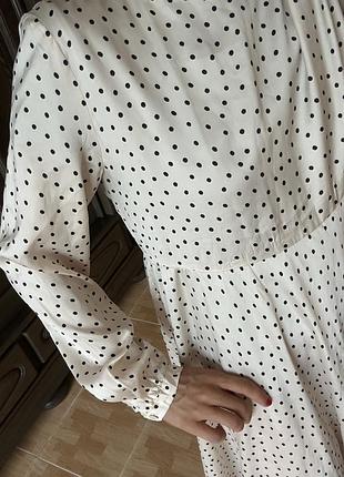 Плаття міді в горох від zara 3