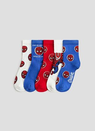 Носки с рисунком spider-man h&amp;m 9424
