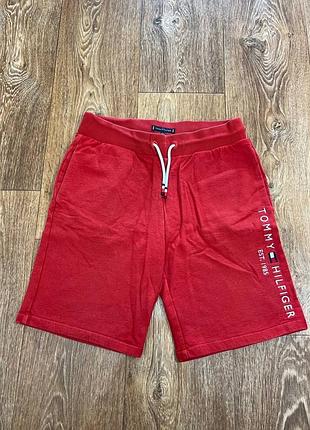 Шорти tommy hilfiger est. 1985 red sweat shorts