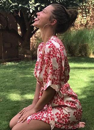 Атласний халатик h&m