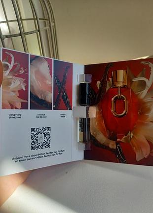 Парфуми rabanne million red for her, 1.5 мл 2