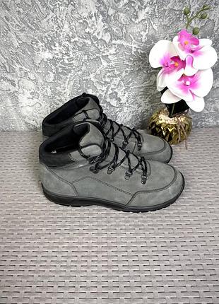 Finn comfort germany ботинки 42-43 размер кожаные серые