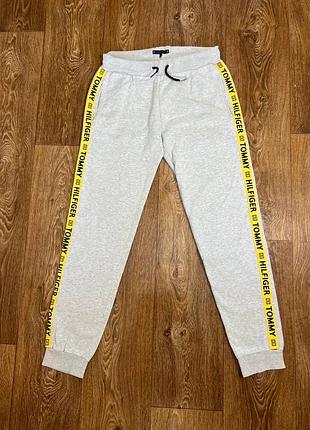 Спортивні штани tommy hilfiger side tape grey sweatpants