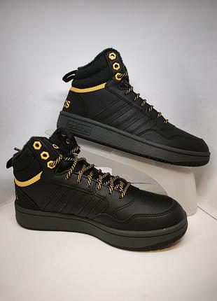 Кроссовки высокие ботинки adidas hoops 3.0 mid lifestyle basketball classic fur lining ig7928 (4066756016449) оригинал, новые, в коробке