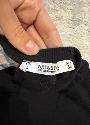 Сукня обтисла чорна pull & bear s 7