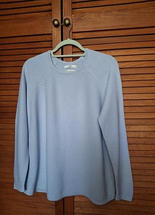 Ніжний блакитний светр brax (soft cotton)