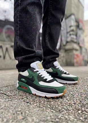 Чоловічі кросівки nike air max 90 gorge green