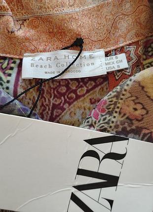 Zara Платье-рубашка вискоза 8