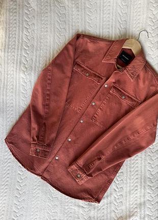 Сорочка чоловіча jack&jones джинсова, розмір м