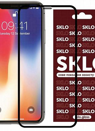 Защитное стекло sklo 3d для apple iphone 11 pro / x / xs (5.8") черный
