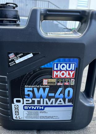 Моторна олива liqui moly optimal synth 5w-40