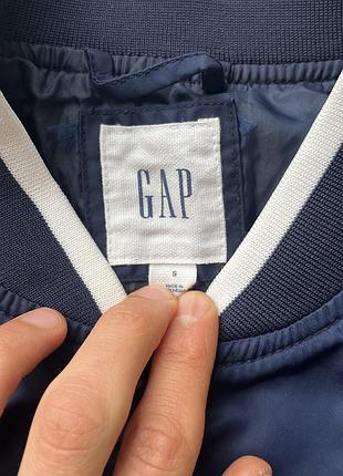 Куртка чоловіча gap vintage бомбер синій 5