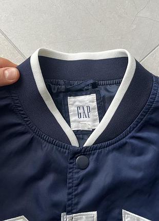 Куртка чоловіча gap vintage бомбер синій 4