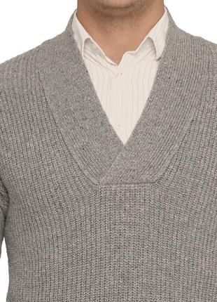 Cos швеция р. l/50 мужской свитер 75% шерсть шерстяной зимний вязаный джемпер4 фото