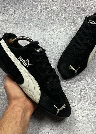 Мужские культовые замшевые кроссовки puma speed cat l (original)