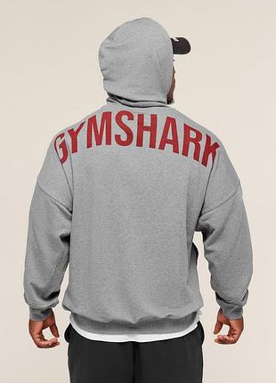 Спортивная худи gymshark fitness для бодибилдинга nike спорта тренировок under armour зала бега bodybuilding кофта golds gym культуризма толстовка