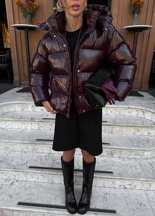 Шикарний пуховик в кольорах 8