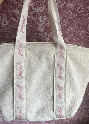 Велика жіноча сумка pink victoria’s secret у хорошому стані