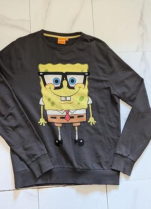 Свитшот h&amp;m x nickelodeon spongebob (губка боб) / мужская кофта размер l