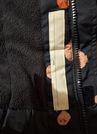 Куртка для дівчинки h&m зимова з принтом 9
