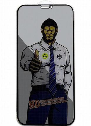 Защитное стекло privacy 5d anti-static (тех.пак) для apple iphone 11 pro / x / xs (5.8") черный