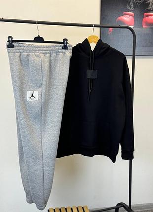 Чоловічий спортивний на флісі 💥 костюми jordan flight ( фліс )   🏷️розміри s,m,l,xl  💰2999 грн