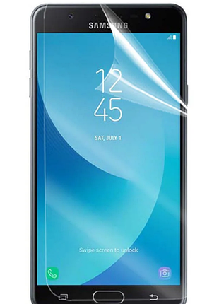 Гидрогелевая защитная пленка aurora aaa на samsung galaxy j7 max на весь экран прозрачная