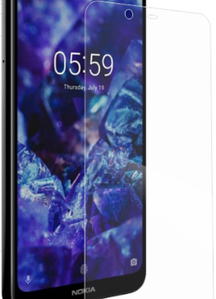 Гидрогелевая защитная пленка на nokia 5.1 plus на весь экран прозрачная