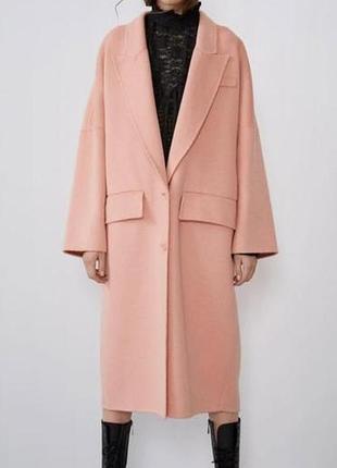 Пальто zara, в составе шерсть