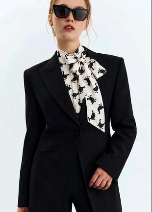 Колекційна вінтажна шовкова блуза з гусями moschino cheap and chic оригінал