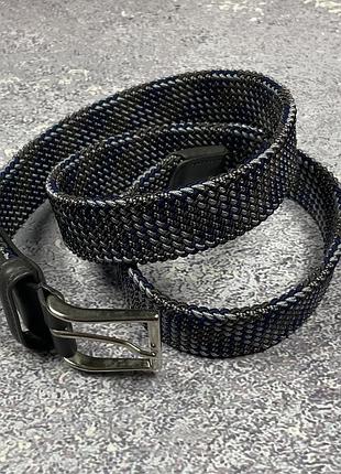 Элитный плетеный ремень anderson's stretch woven belt (original) 2