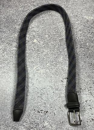 Элитный плетеный ремень anderson's stretch woven belt (original) 5