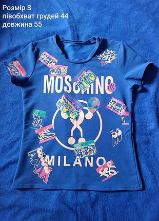 Футболка moschino 2