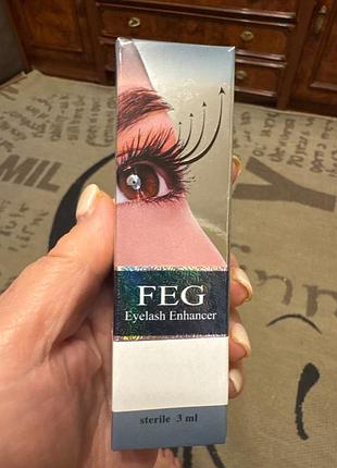 Сыворотка для роста ресниц feg eyelash enhancer (объём 3 мл).