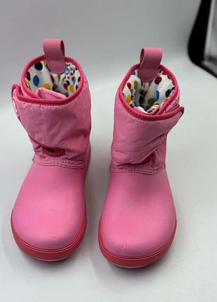 Яркие детские сапожки crocs 4