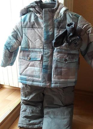 Зимовий комбінезон для хлопчиків carter's сірий