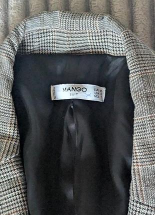 Піджак жіночий mango у клітинку 5