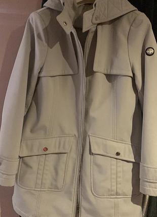 Плащ на флисе дождевик р s dkny soft shell 2
