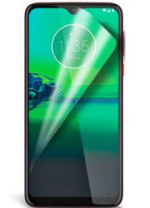 Гидрогелевая защитная пленка на motorola moto g8 play на весь экран прозрачная