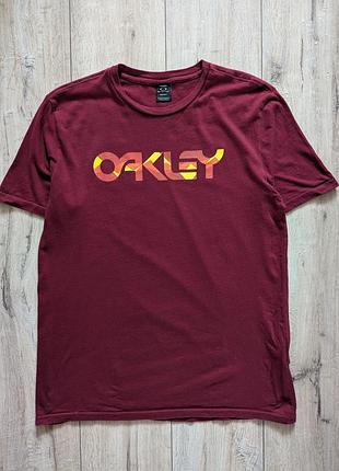 Футболка хлопковая oakley размер s