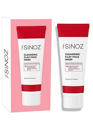 Маска для лица sinoz глиняная очищающая 50 мл