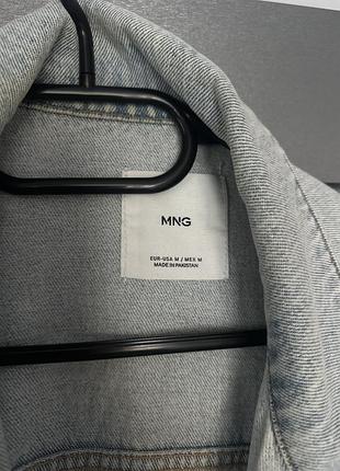 Джинсова куртка mango 4