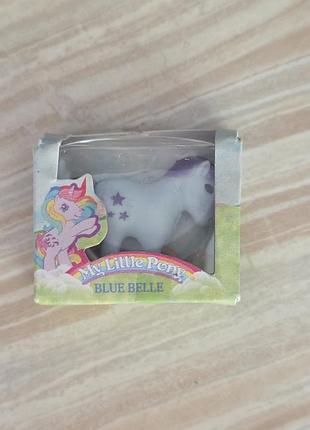 Миниатюрная коллекционная фигурка blue belle из серии my little pony micro toy box